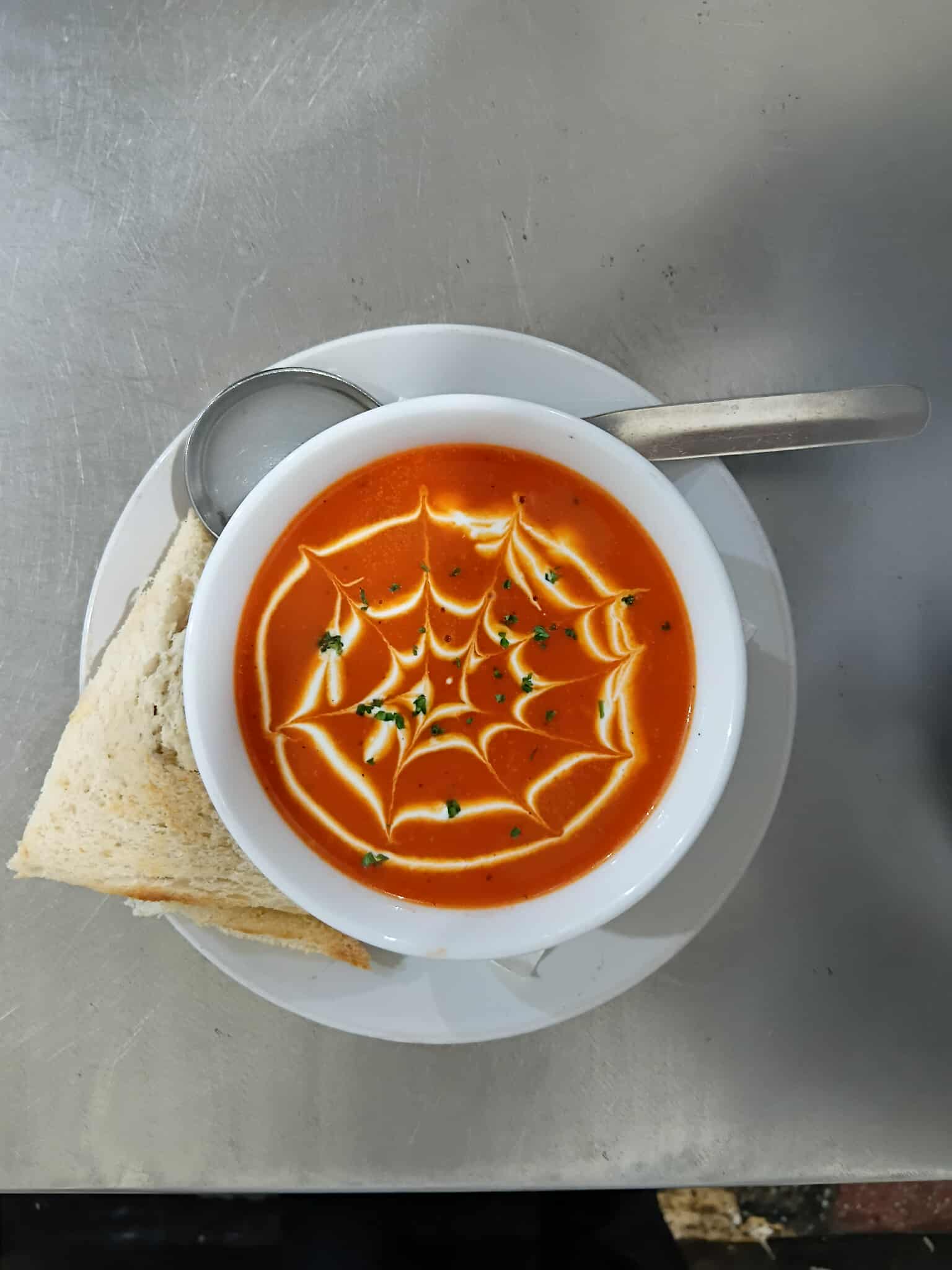 Classic Indian tomato cream style soup